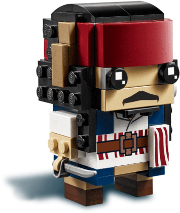 Captain Jack Sparrow - Jack Sparrow Brickheadz (480x480), Png Download
