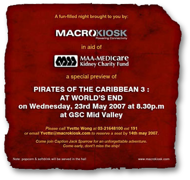 Proving That Charity Can Be Fun, Macrokiosk Followed - Email Invitation (400x400), Png Download