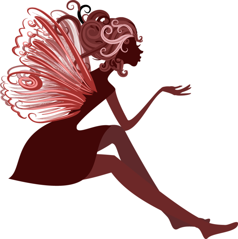 Silhouettes Of Fairies - Ipad Pro Case Girly (796x800), Png Download