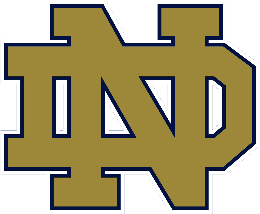 University Of Notre Dame - North Oldham (1105x1105), Png Download