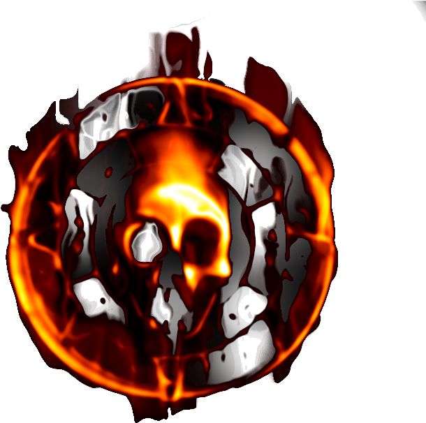 Pirate Coin In Flames 2 - Circle (724x690), Png Download