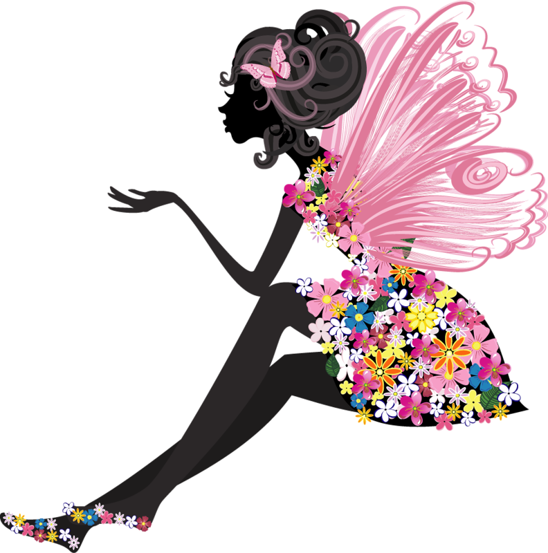 Silhouettes Of Fairies - Gratitude Journal For Women By Julia Broderick (792x800), Png Download