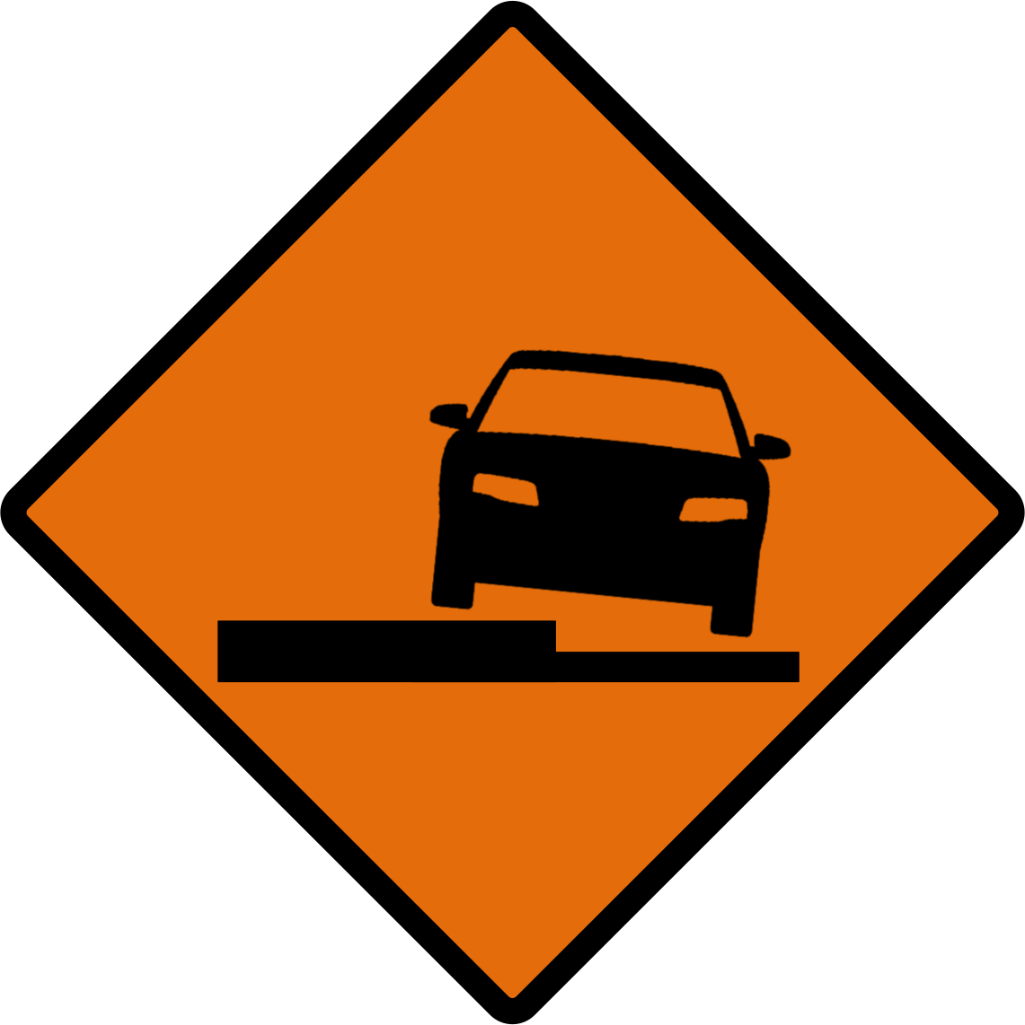 Indonesian Road Sign Temp 2b (1141x1142), Png Download