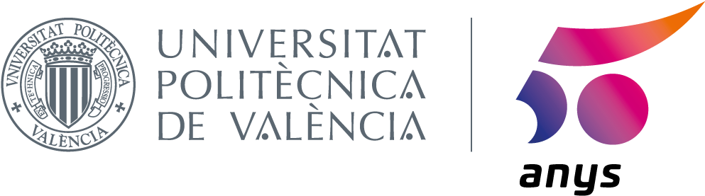 Upv Logo 50a / Colour / Png - Logo 50 Años Upv (1012x308), Png Download