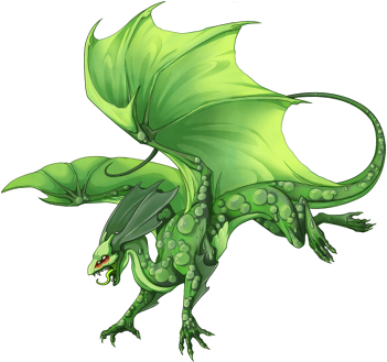 Radioactive Slime Skin - Dragons (350x350), Png Download