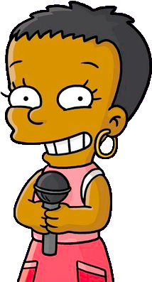Clarissa Wellington - Fantasia Barrino The Simpsons (302x432), Png Download