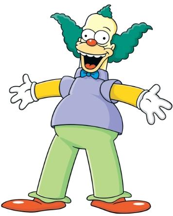 Krusty The Clown - Krusty The Clown Png (370x450), Png Download