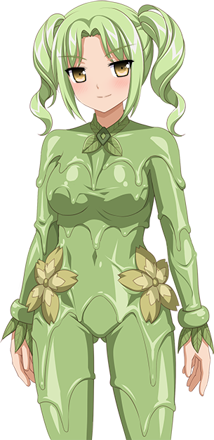 Green Slime Girl 1-1 - Wiki (305x625), Png Download