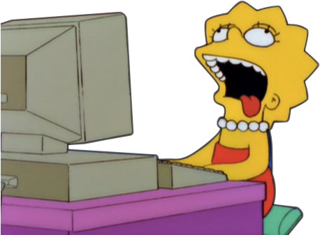 318 Images About ✨ Transparente Png ✨ On We Heart It - Lisa Simpson Meme Face (500x382), Png Download
