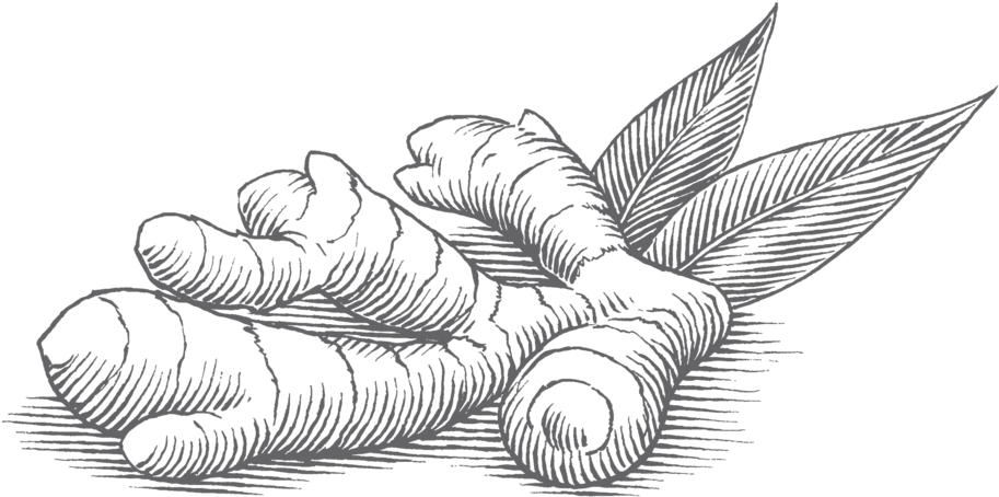 Ginger & Turmeric - Food (1000x593), Png Download