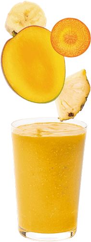 Tropical Turmeric - Smoothie (257x543), Png Download