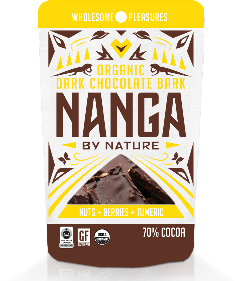 Chocolate Bark With Almonds, Pecans Goldenberry And - Organic Food (1000x1000), Png Download