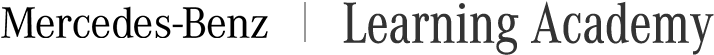 Mercedes-benz - Learning Academy - Mercedes Benz Learning Academy (779x160), Png Download