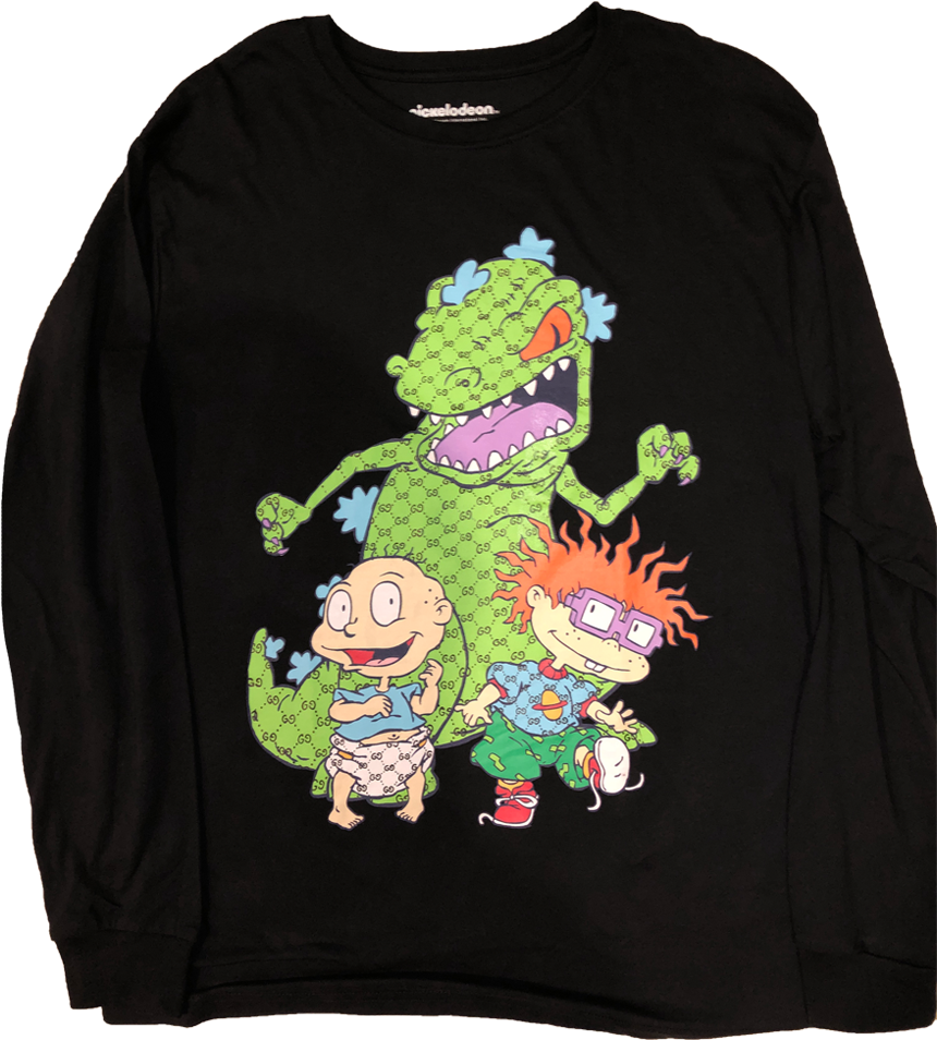 Out Of Stock - Reptar T Shirt (1000x1053), Png Download