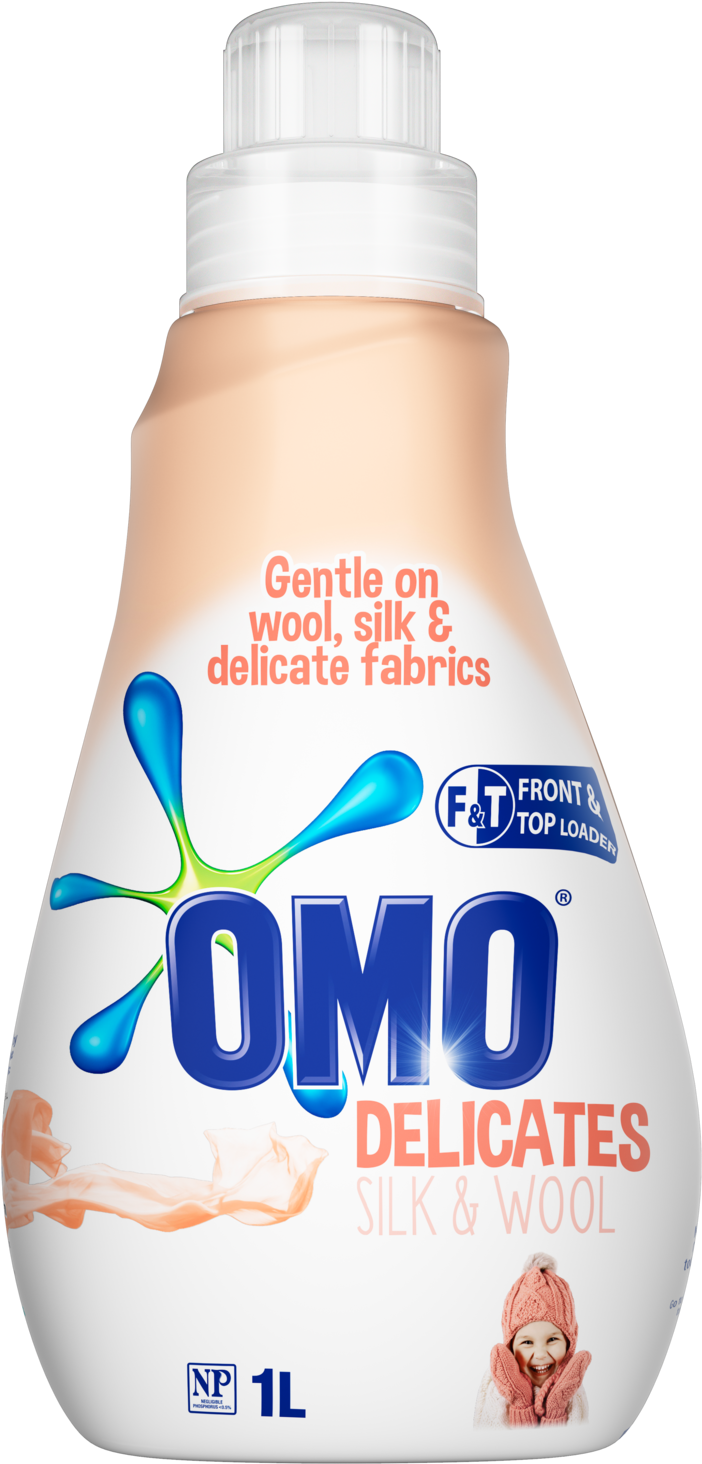 Omo Specialty Laundry Liquid Delicates Silk & Wool (1500x1500), Png Download
