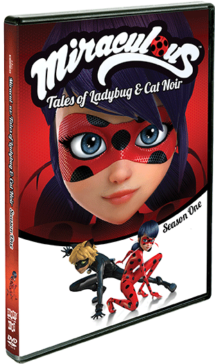 Tales Of Ladybug & Cat Noir - Miraculous Tales Of Ladybug Season 1 Dvd (315x537), Png Download