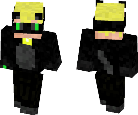 Miraculum Chat Noir - Lil Uzi Vert Minecraft Skin (584x497), Png Download
