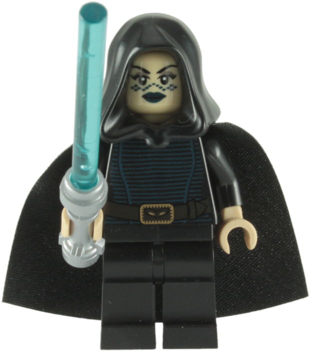 Lego Jedi Barriss Offee Minifigure With Blue Lightsaber - Lego Star Wars Barriss Offee (700x700), Png Download