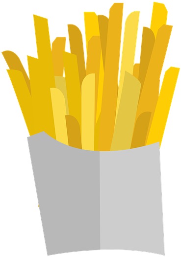 Potatoes, Chips, Food, Snack, Junk, Fried, Fat, Salt - Batata Frita Fundo Transparente (960x650), Png Download