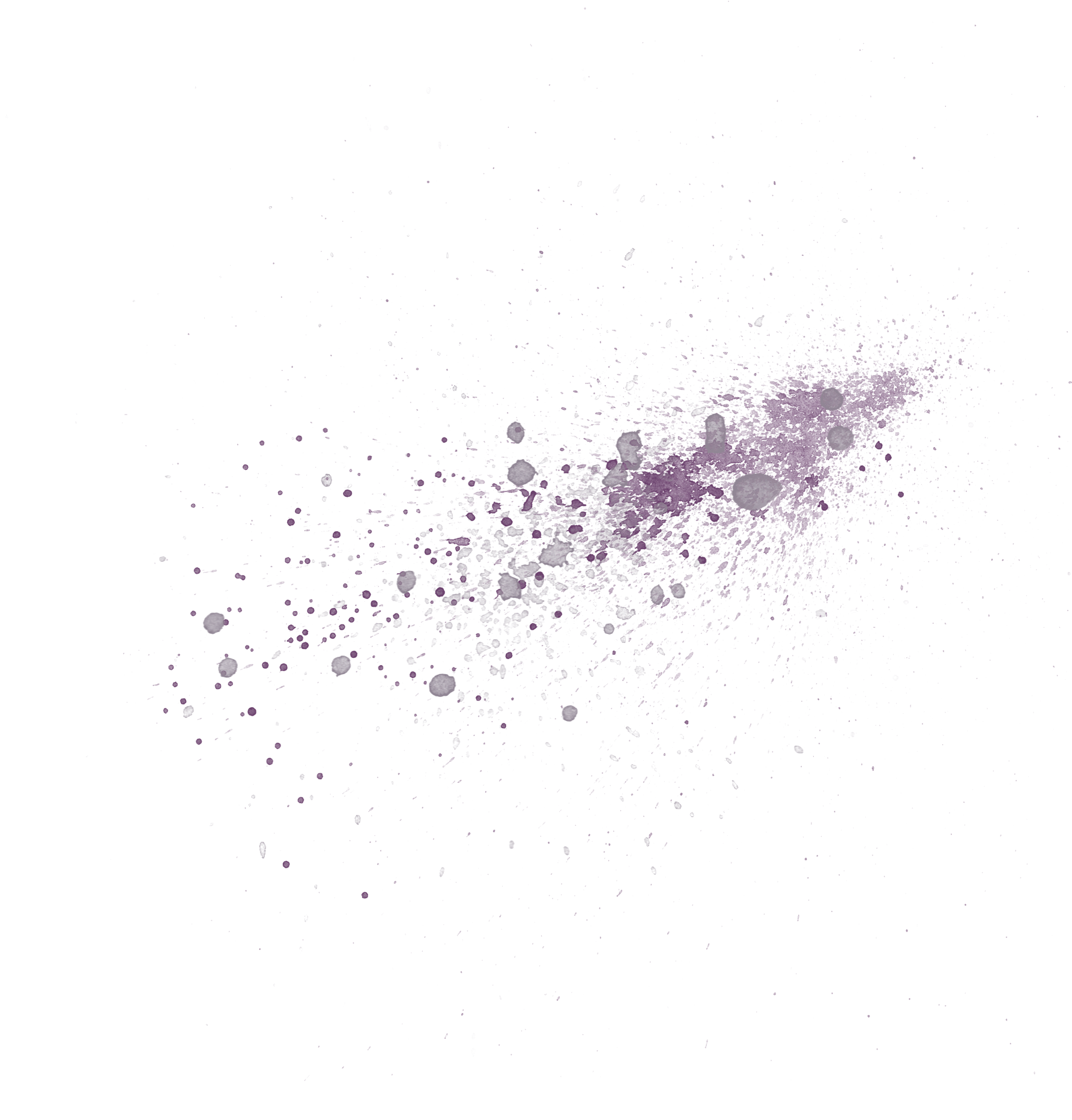 Watercolor Splashes - Eye Shadow (2000x2000), Png Download