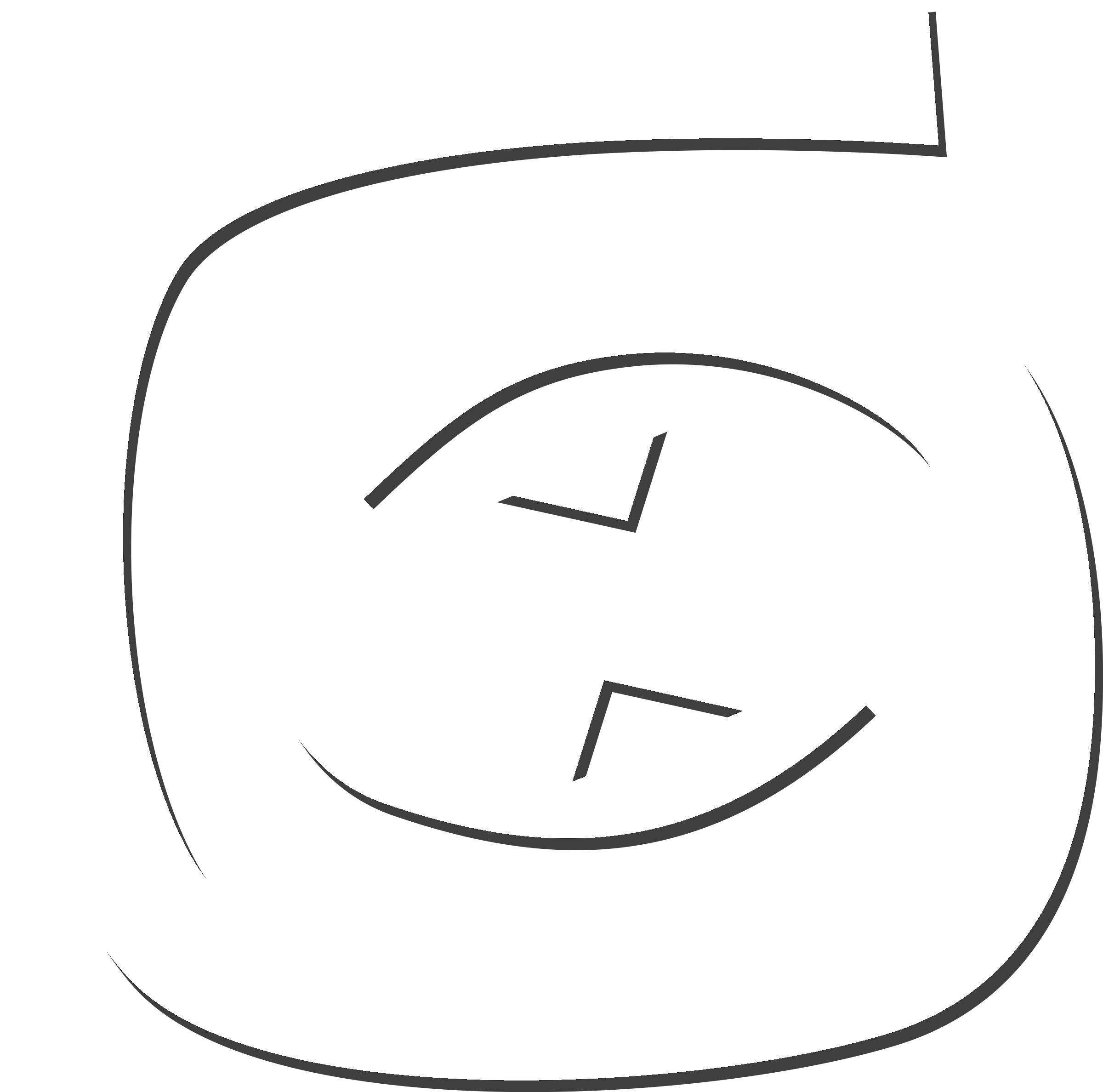 3ds Max Logo Black And White - Line Art (2400x2376), Png Download