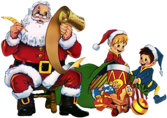 Santa Claus Png Art - Santa Claus Pics Png (600x422), Png Download