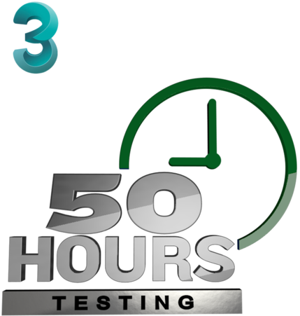 50 Hours At 18¢/hour - 50 Hours (476x480), Png Download