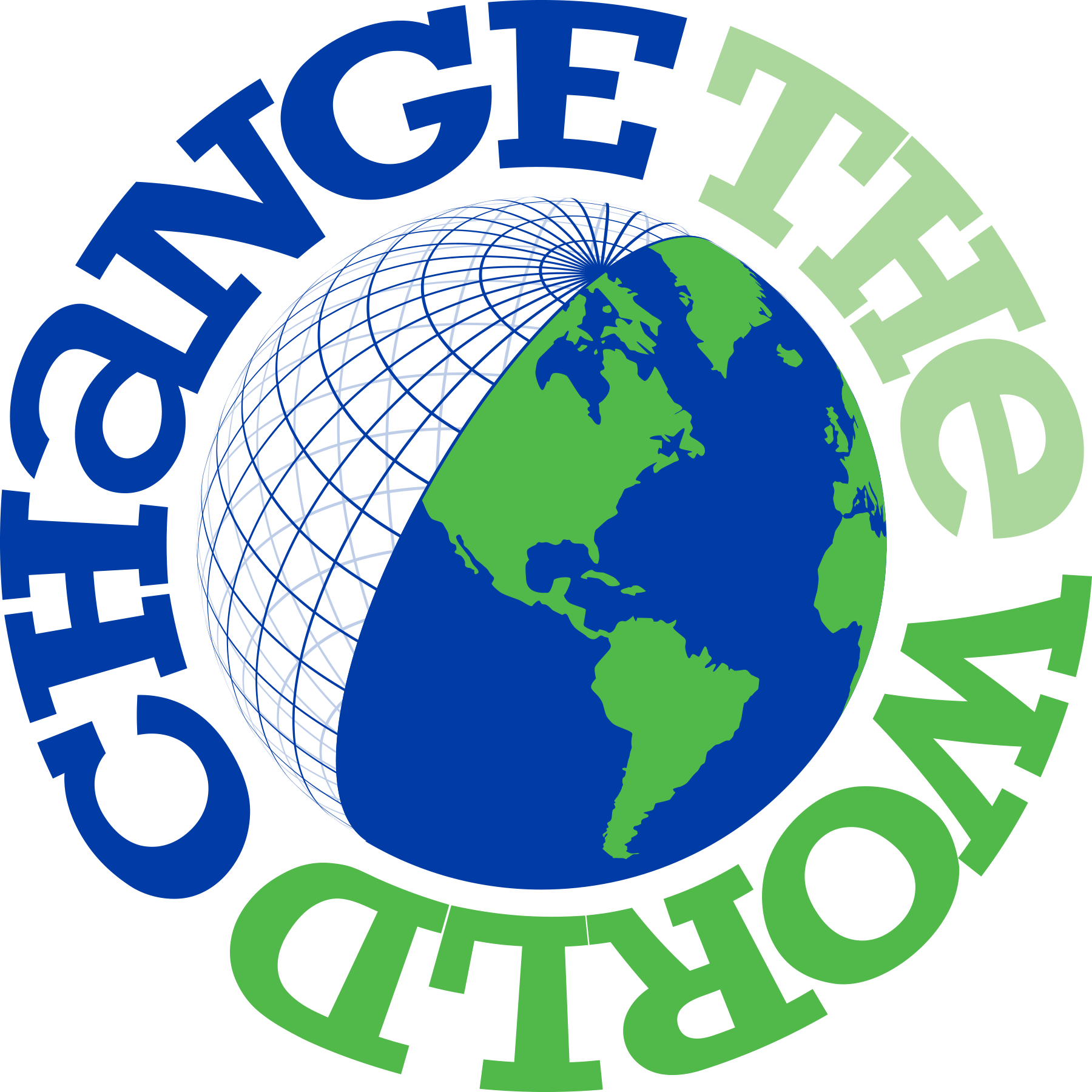 Changetheworld Globelogo - Change The World (1800x1800), Png Download