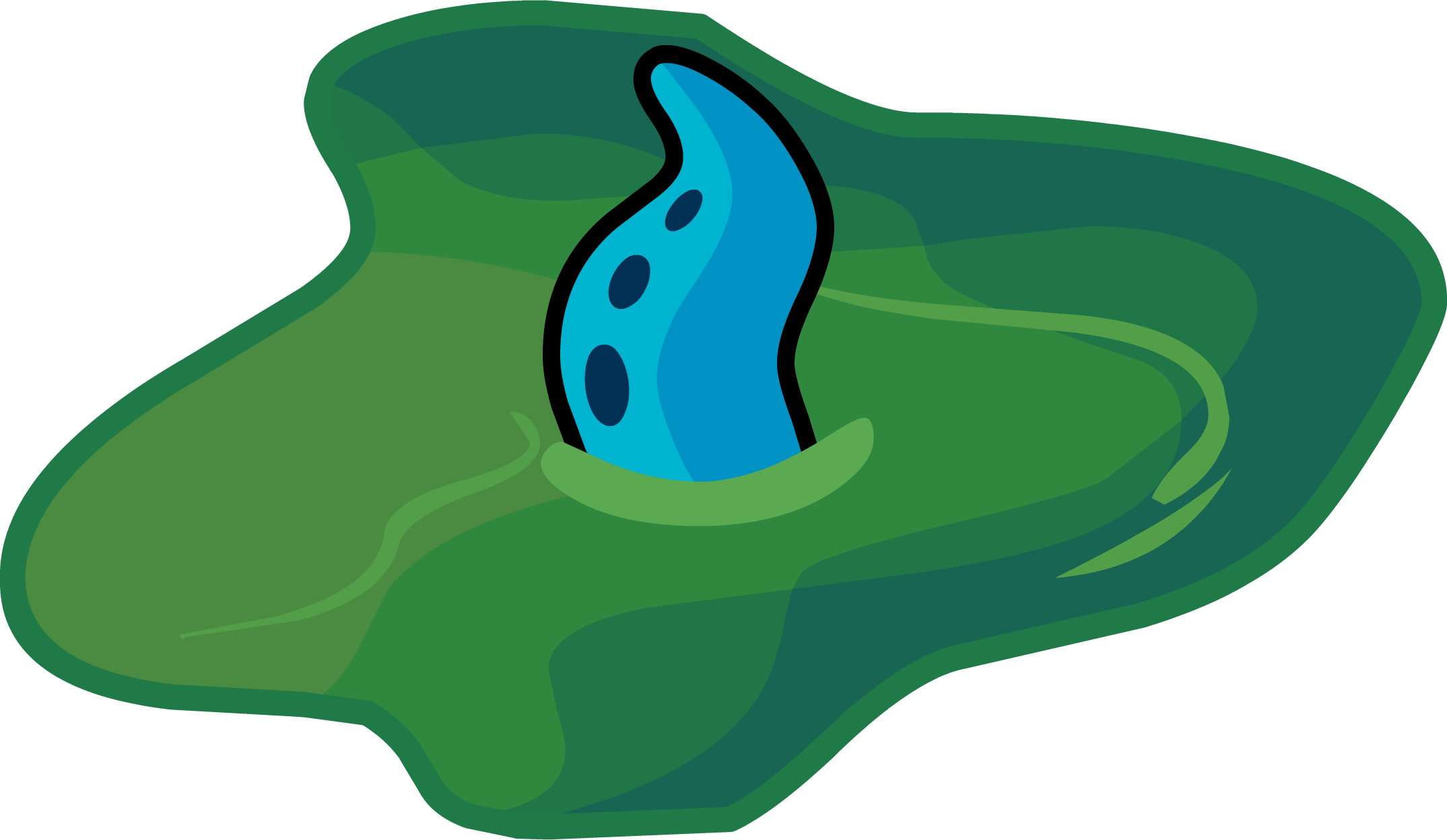 Swamp Slime Icon - Pantano Png (2149x1248), Png Download