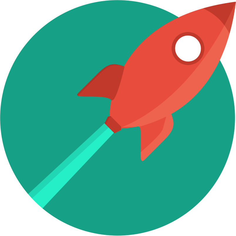 Rocket-big@2x - Go Flat Icon (804x802), Png Download