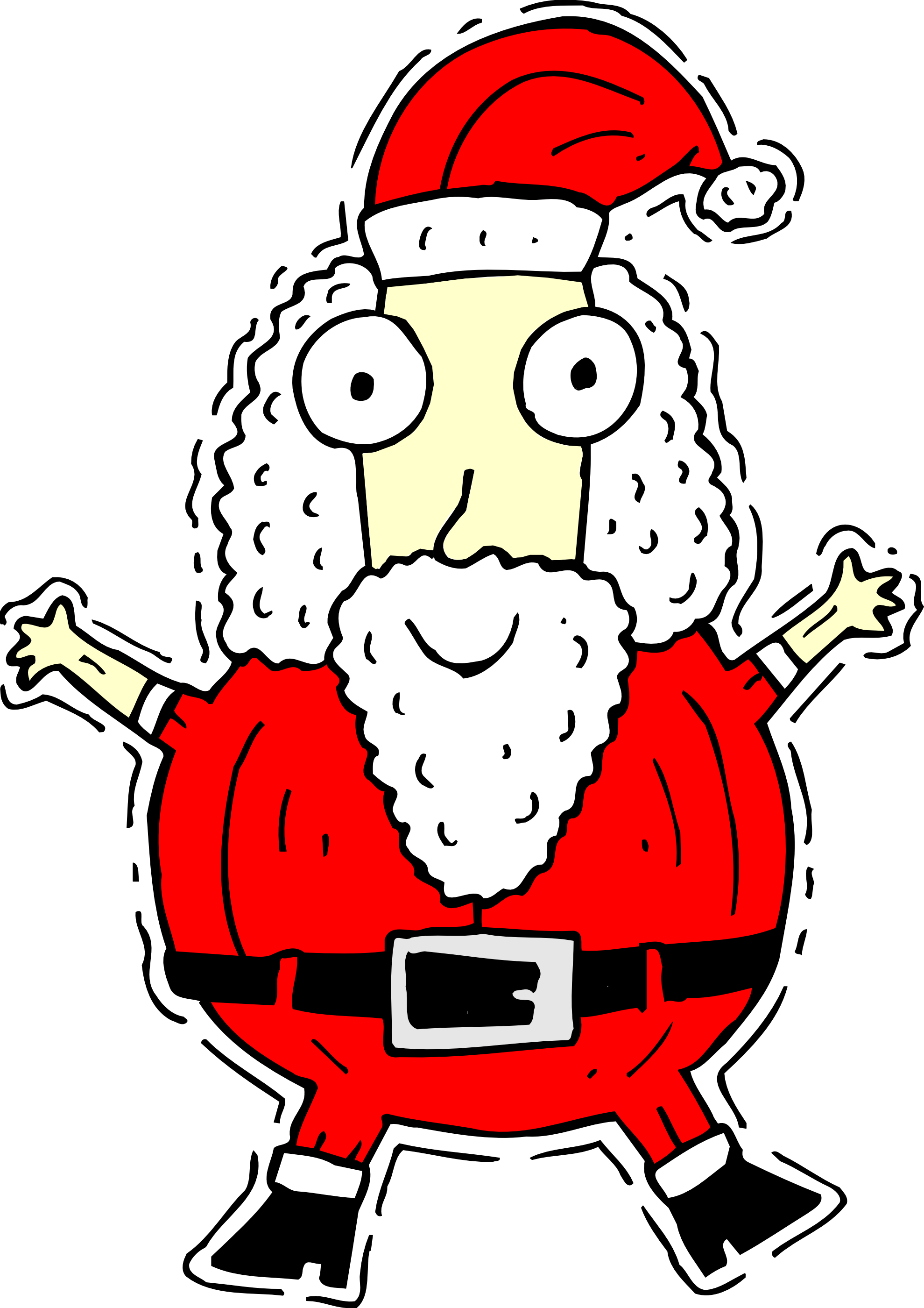 Santa Claus 02 Clipart Png (424x600), Png Download