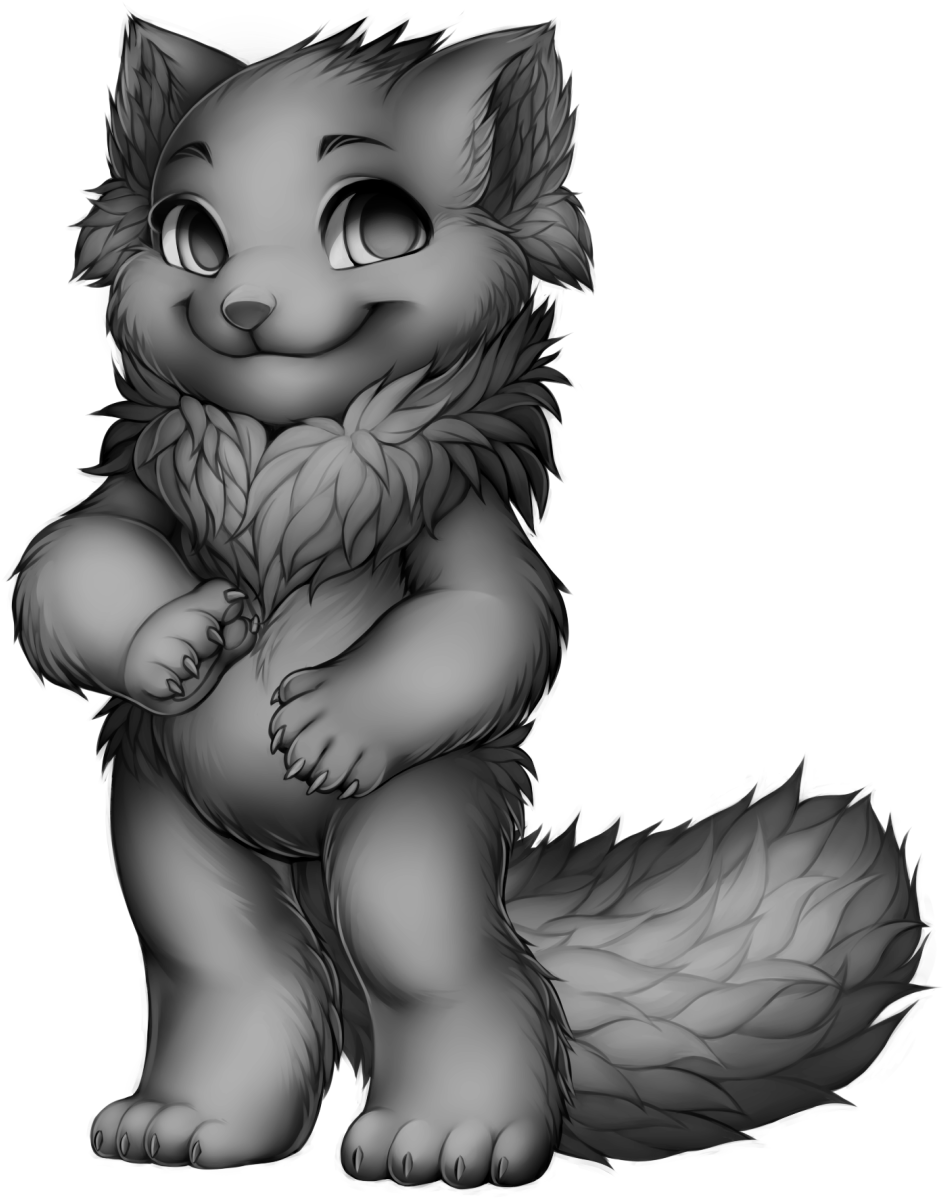 Red Panda Base - Furvilla Red Panda Base (990x1280), Png Download
