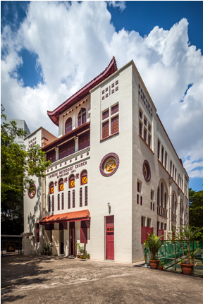 Telok Ayer Chinese Methodist Church (645x430), Png Download