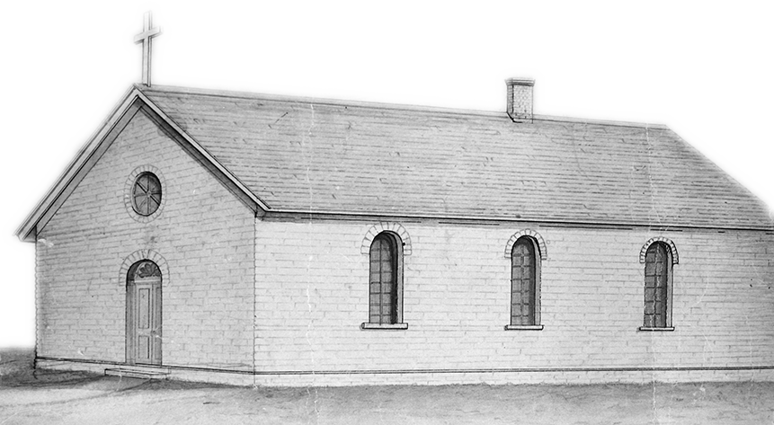 This Building Was Replaced In 1884 And The Church Name - Chapel (861x473), Png Download