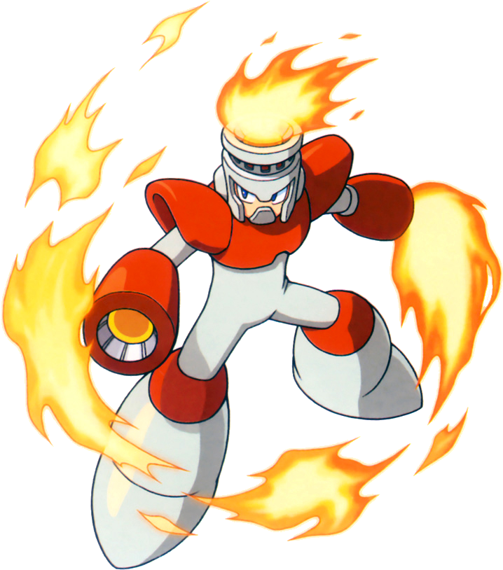 File - Fireman - Fireman Megaman (735x830), Png Download