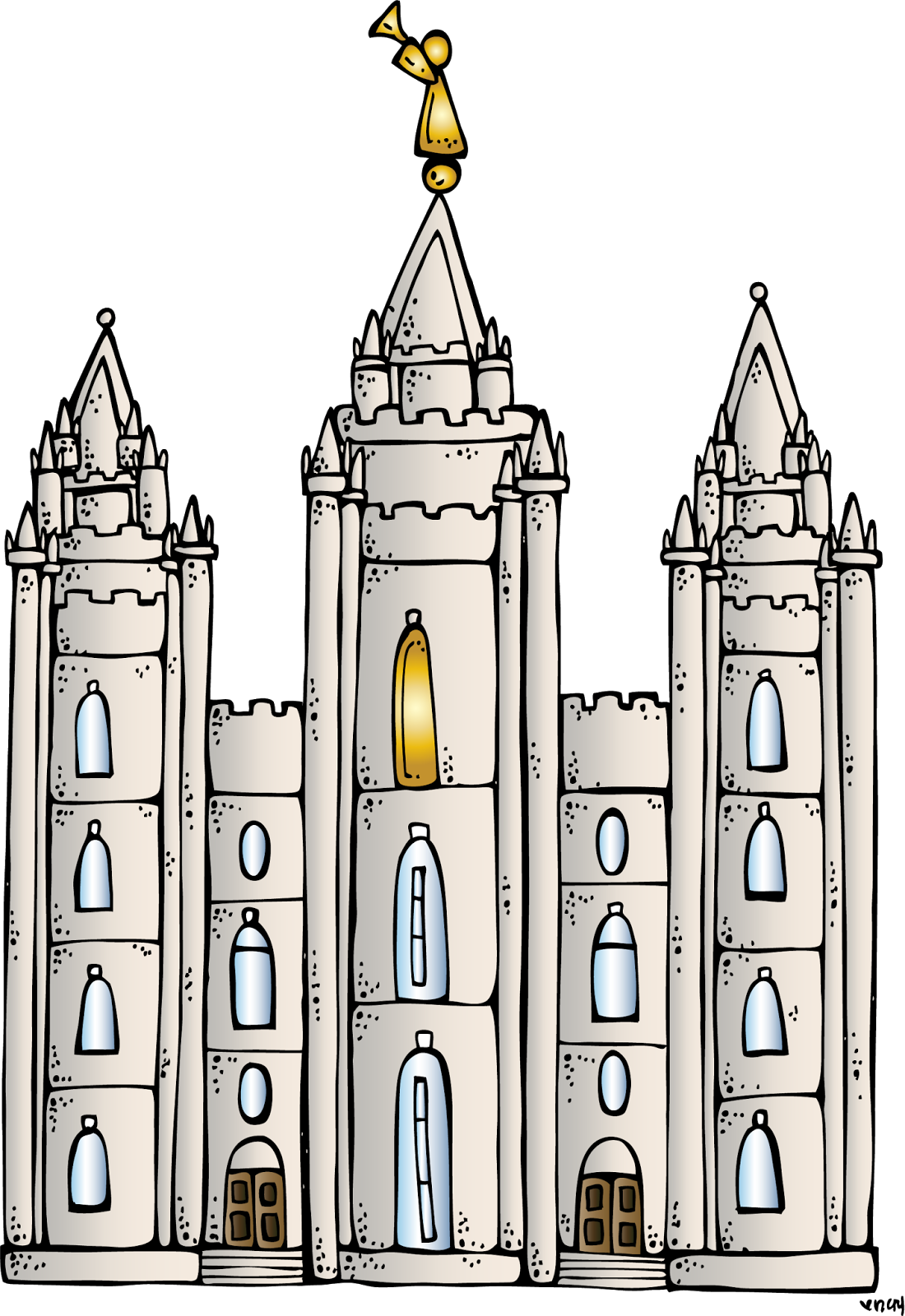 Lds Church Building Coloring Page - Templos Sud Para Colorear (1100x1600), Png Download