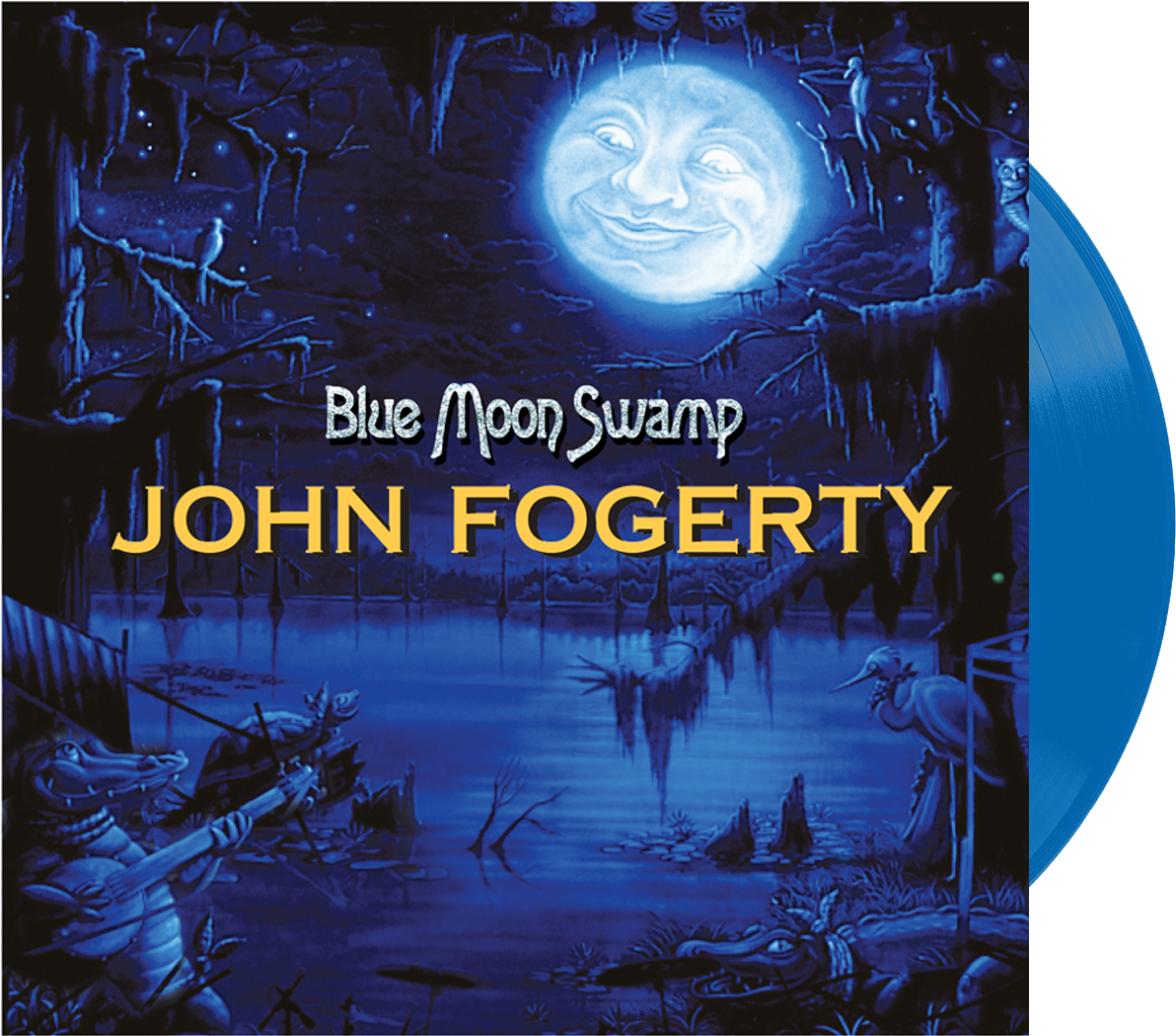 Blue Moon Swamp • 180g Blue Vinyl Lp - John Fogerty Blue Moon Swamp (1200x1200), Png Download