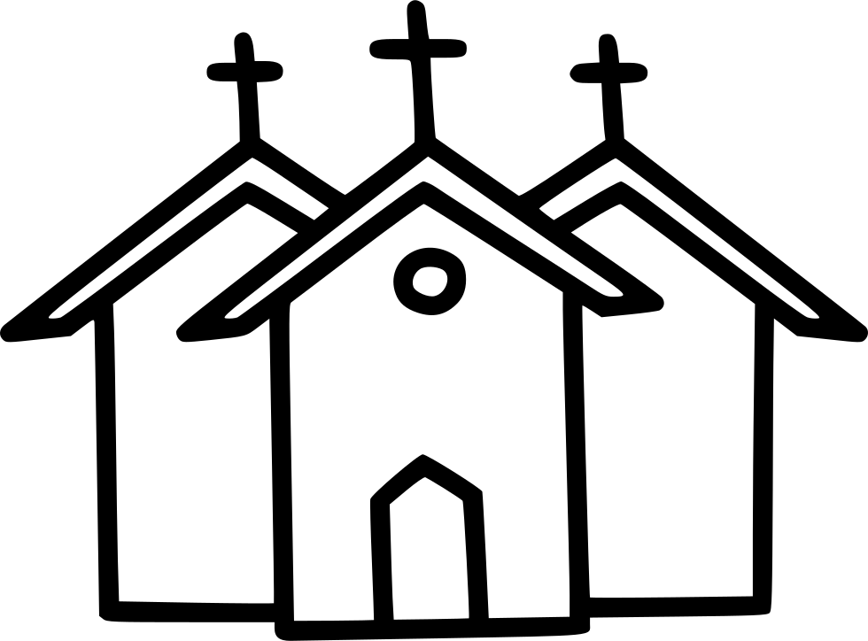 Church Christian Christianity Institution Building - Haunted House (980x724), Png Download
