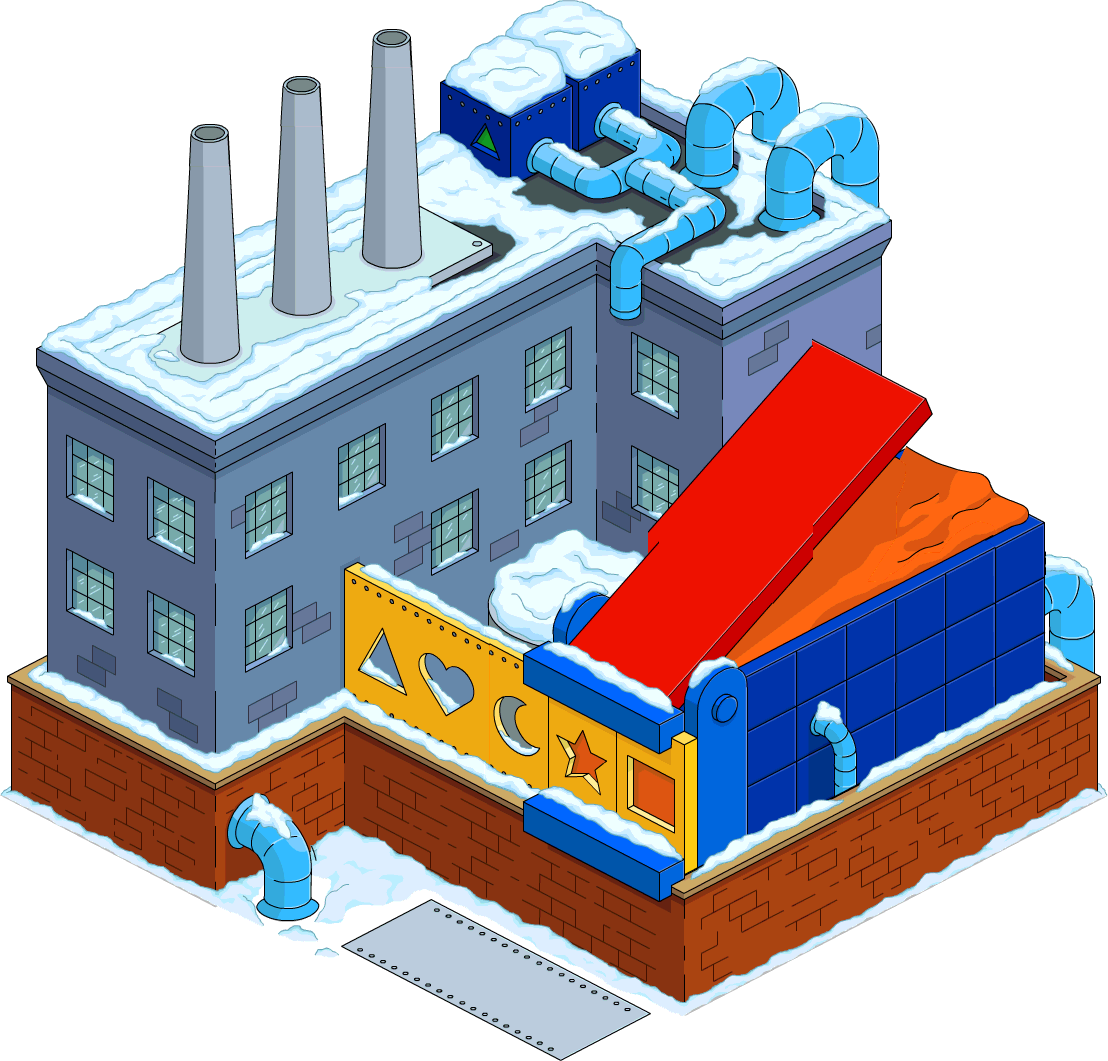 Playdough Capitalism - Simpsons Factory (1108x1061), Png Download