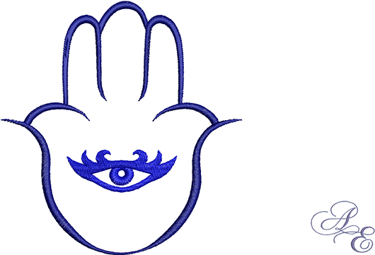 Hamsa - Tribal Hamsa Vinyl Wall Art Decal Sticker, Black, Size (722x361), Png Download