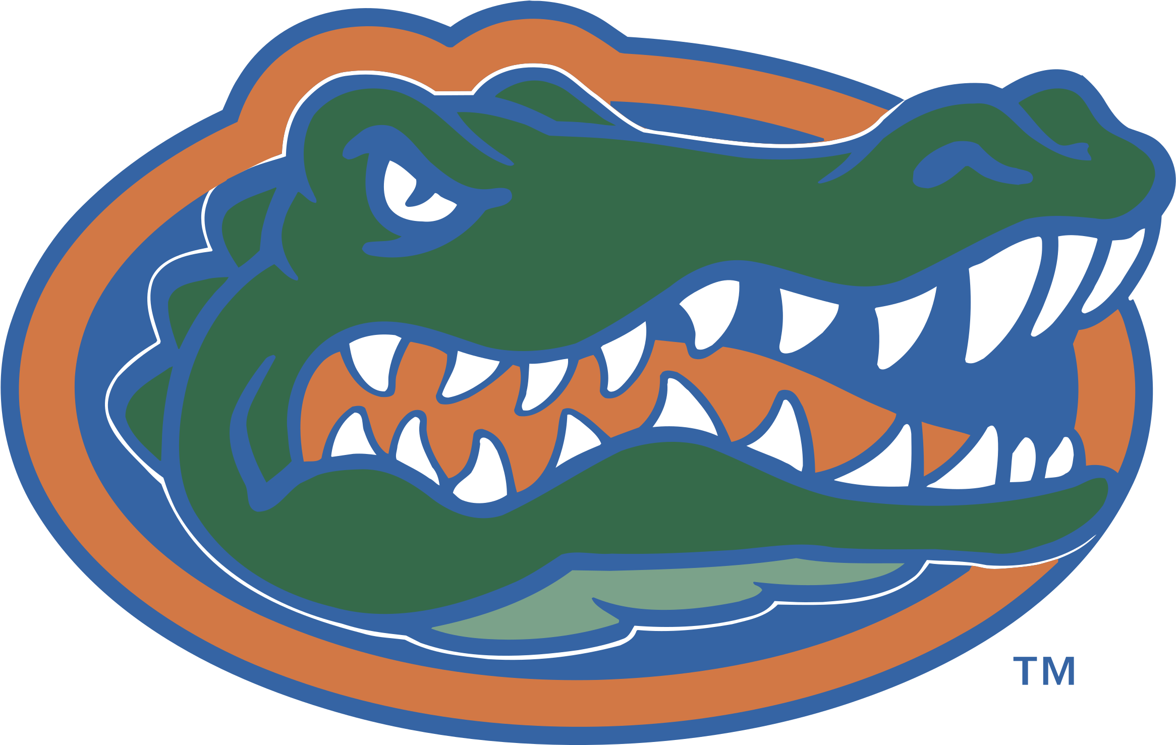 Florida Gators Logo Png Transparent - Florida Gators (2400x2400), Png Download