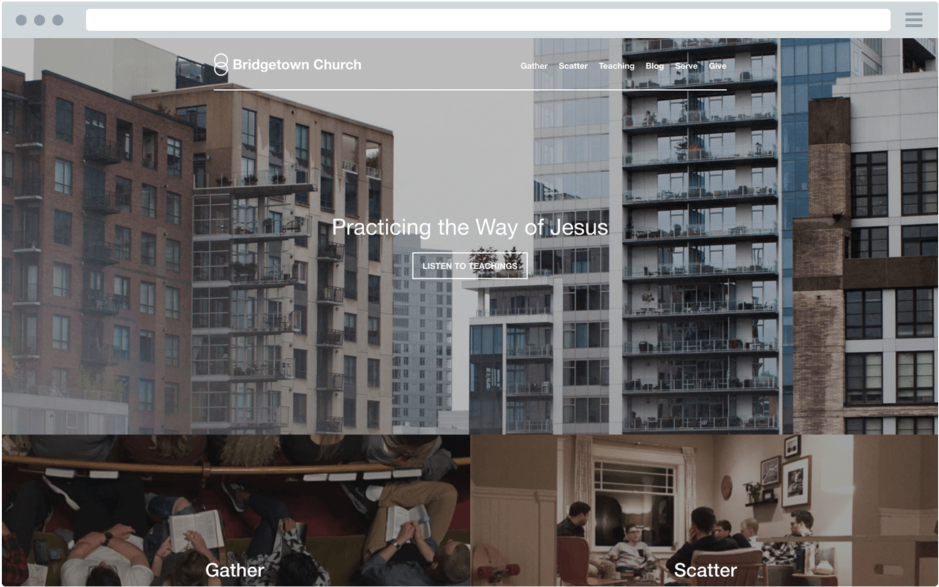 Bridgetown Church - .church (1024x658), Png Download