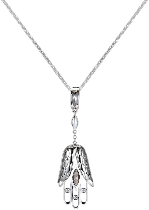 Designs By Hera Hamsa Life Link - Locket (800x800), Png Download