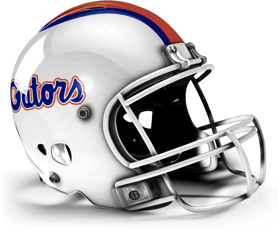 I Would Love To See A White Helmet With The Gators - Florida Gator White Helmet Png (1200x1000), Png Download