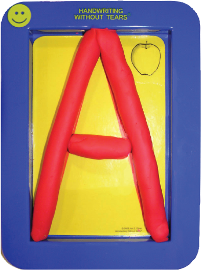 Roll A Dough Letters® - Handwriting Without Tears Playdough Mats (700x533), Png Download