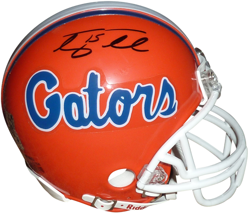 Will Muschamp Autographed Florida Gators Mini Helmet (500x500), Png Download