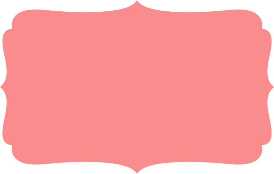 Frame, Edge, Salmon - Fitas Rosa Em Png (534x340), Png Download