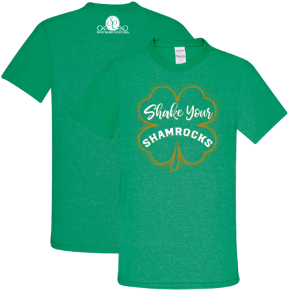 Southern Couture Preppy Shake Your Shamrocks Irish - Tshirt Wildcat (429x480), Png Download