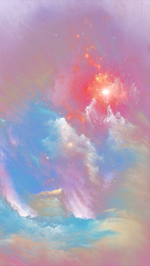 Samsung Galaxy Wallpaper Paint (480x852), Png Download