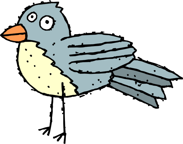 Cartoon Bird Png (600x474), Png Download